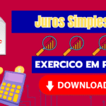 Juros Simples – Exercícios em PDF com Exemplos Resolvidos