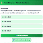 Exercício Juros Simples