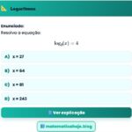 Exercício Logaritmos