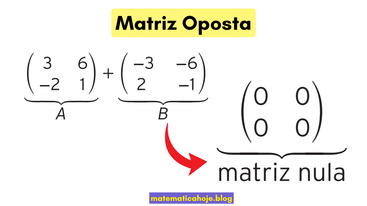 Exemplo de Matriz Oposta