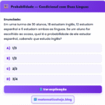 Exercício Probabilidade