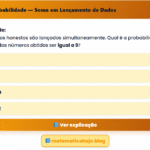 Exercício Probabilidade