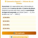 Exercício Geometria Espacial