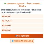 Exercício Geometria Espacial 