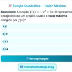 Exercício Função Quadrática