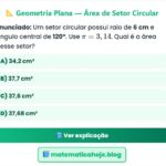 Exercício Geometria Plana