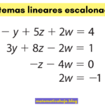 Sistemas lineares escalonados