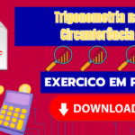 Trigonometria na Circunferência: Seno, Cosseno e Tangente – Exercícios em PDF