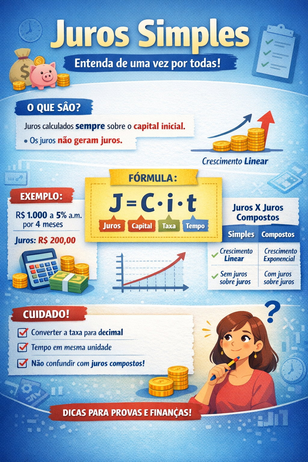Juros Simples - fórmula e exemplos