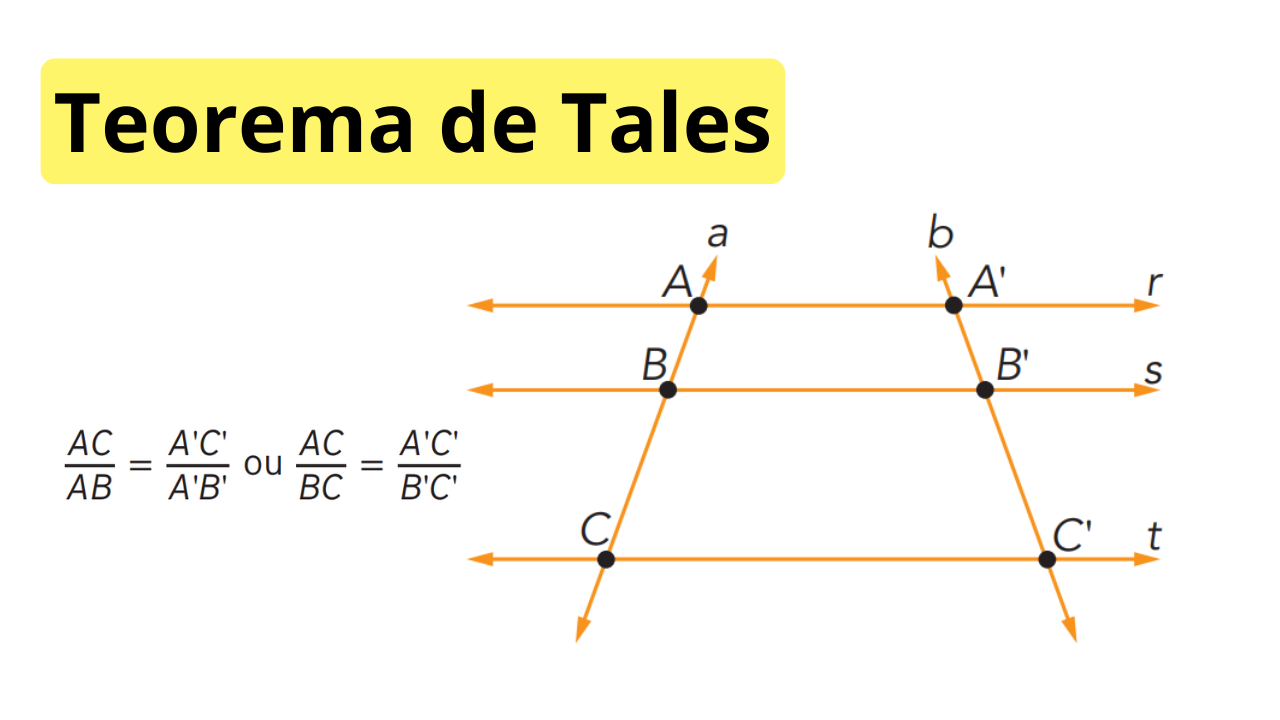 Representação do Teorema de Tales
