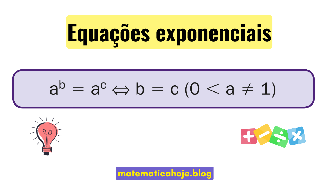 Equações exponenciais
