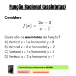 Exercício Racional — Assíntotas