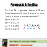 Exemplo Progressão Aritmética