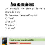 Exercício Área do Retângulo