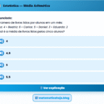 Exercício Estatística