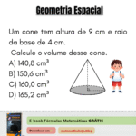 Exercício Geometria Espacial