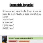 Exercício Geometria Espacial