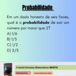 Exercício Probabilidade