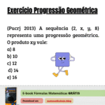 Exercício Progressão Geométrica