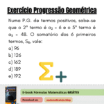 Exercício Progressão Geométrica