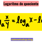 Logaritmo do quociente