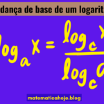 Mudança de Base de um Logaritmo