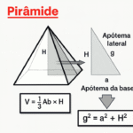 Pirâmide — Volume, Apótema, Área Lateral e Área Total