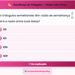 Exercício Semelhança de Triângulos