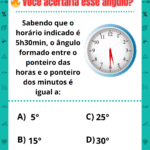 Você consegue descobrir o ângulo no relógio às 5h30? Muitos erram!
