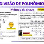 Como fazer divisão de polinômios pelo método da chave?