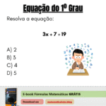 Exercício Equação do 1º Grau