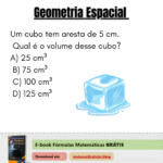 Exercício Geometria Espacial