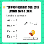 🔥 Só quem realmente entende exponencial acerta essa — e você?