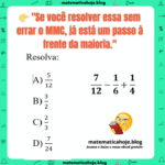 😳 Se errar o MMC aqui… calma — 80% também erram!