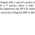 FGV 2026 Matemática: Razão entre Áreas em Triângulos – Questão 4 Resolvida