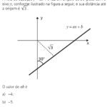 Questão 46 UNICAMP 2026: Equação da Reta, Ângulo com o Eixo e Distância à Origem