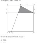 Questão 53 UNICAMP 2026: Área de Região Sombreada em Quadrado com Segmentos Internos