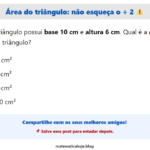 Área do triângulo: esse detalhe muda tudo 😬