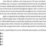 Quantas Cores São Necessárias para Pintar Este Sólido do ENEM 2025?