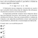 ENEM 2025: Logaritmos e Pressão das Máquinas — Qual é o maior valor possível de K?