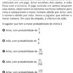 Probabilidade no ENEM 2025: Quem Tem Mais Chance de Vencer no Jogo dos Dados?