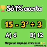 🏆 Só 1% acerta essa expressão numérica — você faz parte?