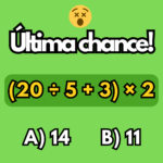 😵 Última chance! Só quem domina a ordem das operações acerta essa!