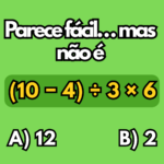 Parece fácil… mas não é 😬 Você respeita a ordem das operações?