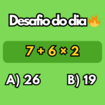 Desafio do dia 🔥 Pouca gente respeita a ordem das operações