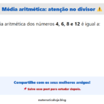 Média aritmética: esse detalhe muda tudo na conta 😬