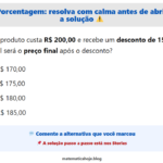 Porcentagem: se você fizer essa conta de cabeça, vai errar