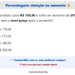 Porcentagem: esse aumento confunde mais do que parece 📈