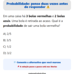 Probabilidade: se você responder rápido, quase certeza que erra