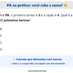 Progressão Aritmética: você consegue achar a soma sem travar?